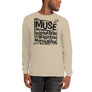 My Muse White Long Sleeve T-Shirt