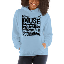 Load image into Gallery viewer, My Muse Black Unisex Hoodie