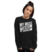 Load image into Gallery viewer, My Muse White Long Sleeve T-Shirt