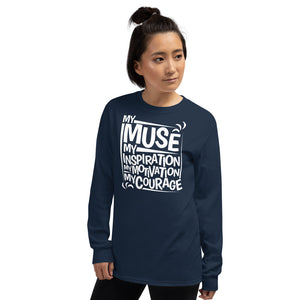 My Muse White Long Sleeve T-Shirt