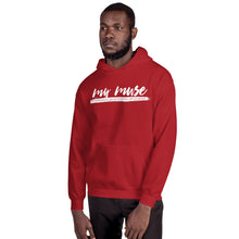 Load image into Gallery viewer, My Muse White Script Unisex Hoodie