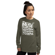 Load image into Gallery viewer, My Muse White Long Sleeve T-Shirt