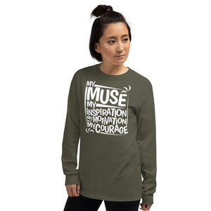 My Muse White Long Sleeve T-Shirt