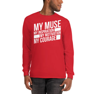 My Muse White Long Sleeve T-Shirt