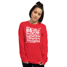 Load image into Gallery viewer, My Muse White Long Sleeve T-Shirt