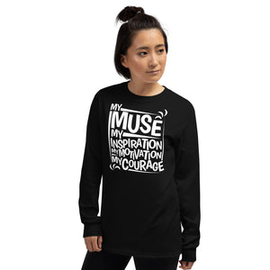 My Muse White Long Sleeve T-Shirt