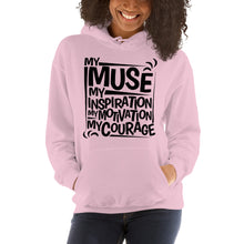 Load image into Gallery viewer, My Muse Black Unisex Hoodie